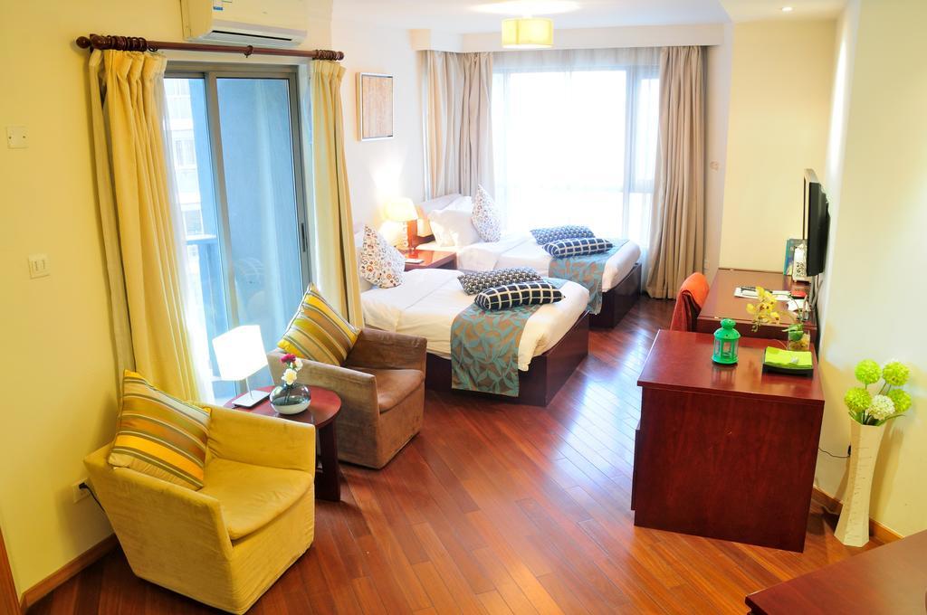 Shanghai Kingland Serviced Apartment Xangai Exterior foto