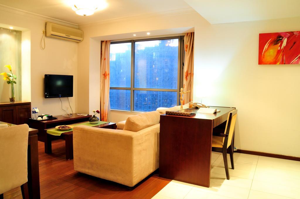 Shanghai Kingland Serviced Apartment Xangai Exterior foto