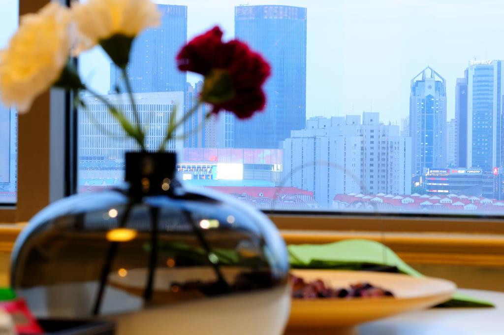 Shanghai Kingland Serviced Apartment Xangai Exterior foto