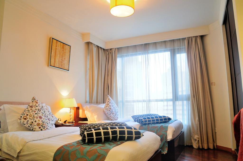 Shanghai Kingland Serviced Apartment Xangai Exterior foto