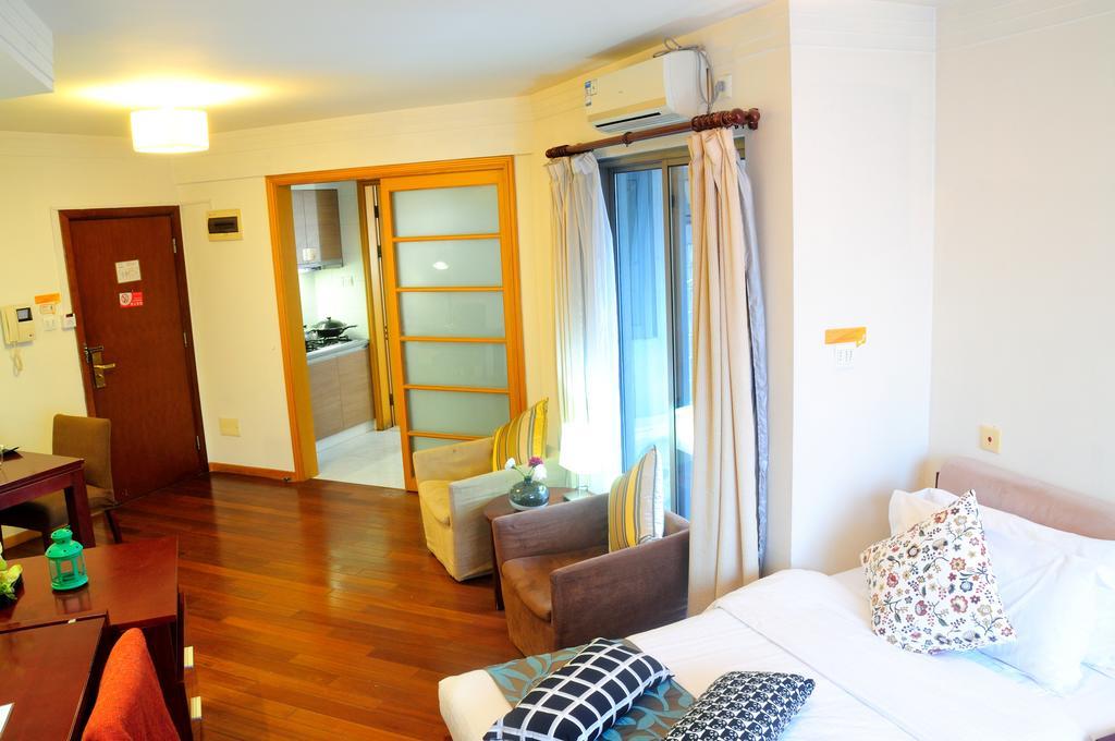 Shanghai Kingland Serviced Apartment Xangai Exterior foto