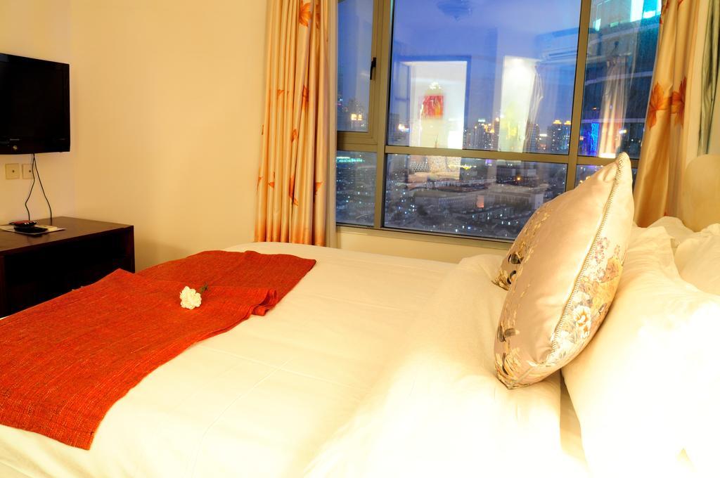 Shanghai Kingland Serviced Apartment Xangai Exterior foto