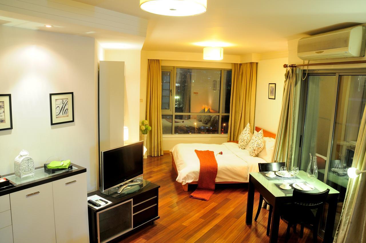 Shanghai Kingland Serviced Apartment Xangai Exterior foto