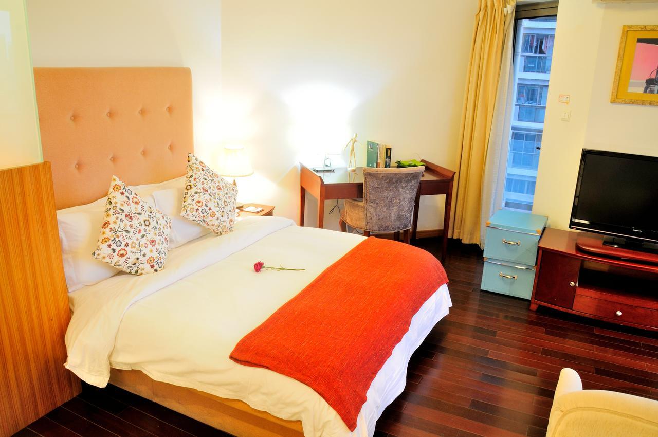 Shanghai Kingland Serviced Apartment Xangai Exterior foto